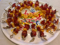Photo Brochettes chorizo-crevettes