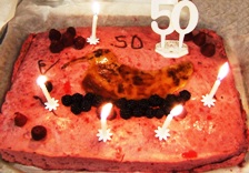 Photo Gâteau léger à la mousse de framboises ou de fraises