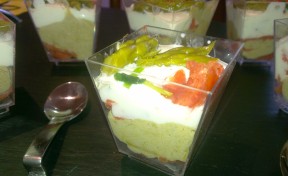 Photo Verrines de saumon au mascarpone